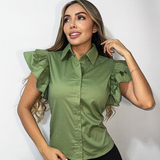 CAMISA BEKKI VERDE